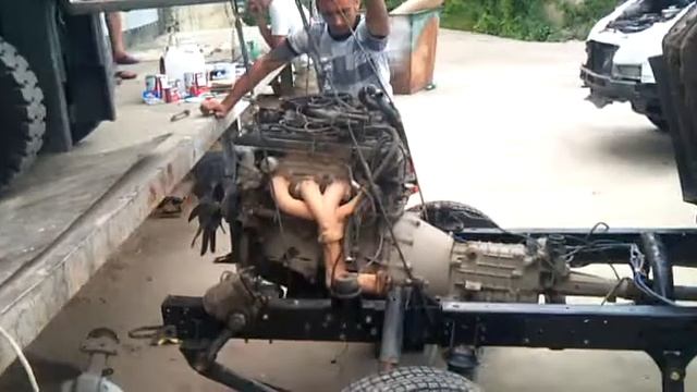 как вытащить движок