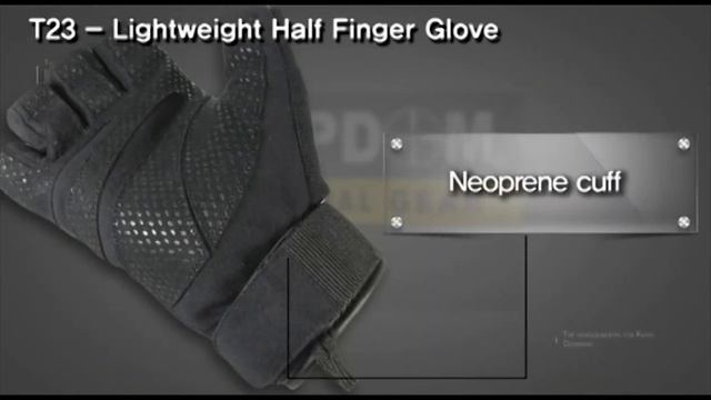 "RAPDOM Tactical" T23 - Lightweight Half Finger Glove смотреть онлайн