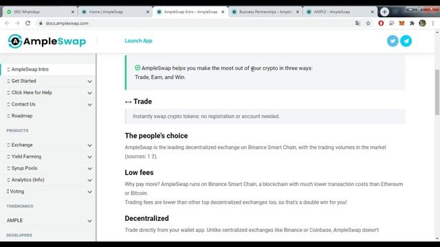AmpleSwap The best AMM DEX on Binance Smart Chain - Review смотреть онлайн
