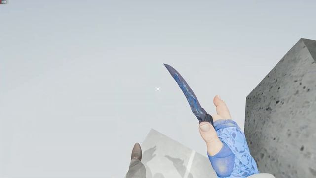 Falchion Knife Bright Water (Battle-Scarred) | CS2 Skin Showcase #351