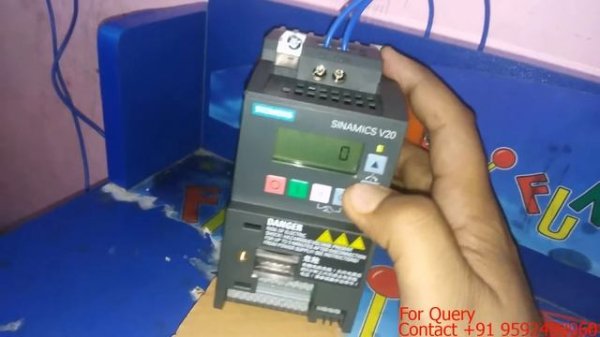 Siemens Sinamics V20 Parameter Lock and Unlock