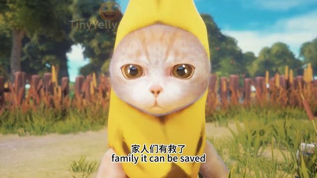 Banana Cat put out the fire смотреть онлайн