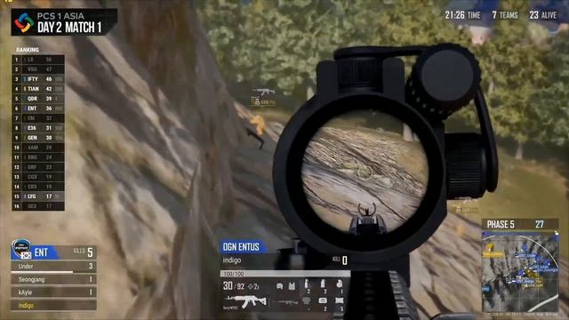 OGN Entus Under, kAyle, Indigo & Seongjang - 19 KILLS - PUBG Continental Series 1 - Match 6 - ASIA смотреть онлайн