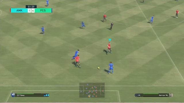 Амкал против ФК Сахалинец в PES2018 смотреть онлайн