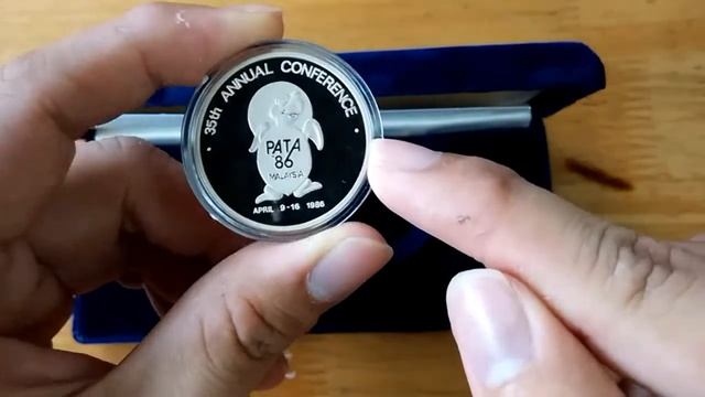 Malaysia 1986 PATA Turtle set of 2 Silver Proof Coin Set video review смотреть онлайн