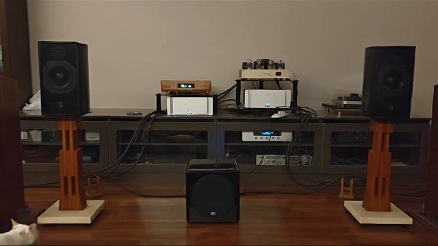 ATC SCM 19 Driven By O&B Monoblock Power Amplifier SSMB1400