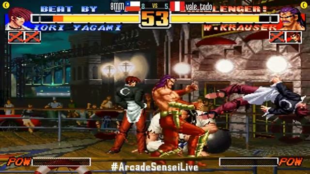 @kof96: 8MM (CL) vs vale_todo (PE) [King of Fighters 96 Fightcade] Nov 2 смотреть онлайн