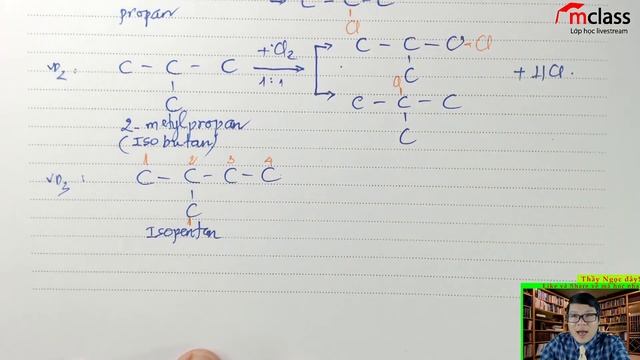 [THẦY NGUYỄN XUÂN NGỌC - MCLASS] HÓA HỮU CƠ 11 - TÍNH CHẤT HÓA HỌC ĐẶC TRƯNG CỦA ANKAN смотреть онлайн