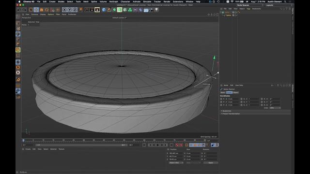 Cinema4D S22: Spline Modeling : Part 3 :Lathe and Extrude смотреть онлайн