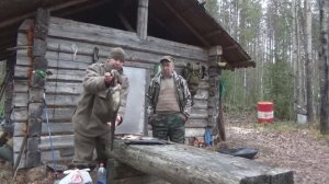 Поход с на избу с ночевками. Рыбалка на жерлицы (самоловки) Капканы на куницу.