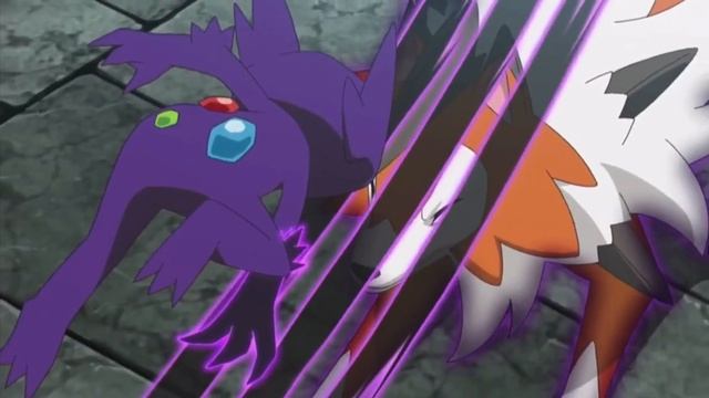 Pokemon: Lycanroc vs Sabeleye смотреть онлайн