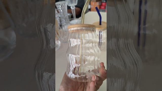Borosilicate glass jar with bamboo lid pumpkin shaped смотреть онлайн