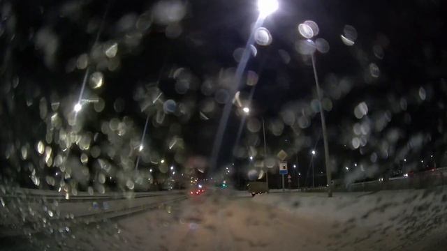 Движение на автомобиле по Тюмени до Лесобазы вечером/Traffic by car on Tyumen city in the evening смотреть онлайн
