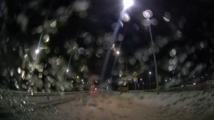 Движение на автомобиле по Тюмени до Лесобазы вечером/Traffic by car on Tyumen city in the evening