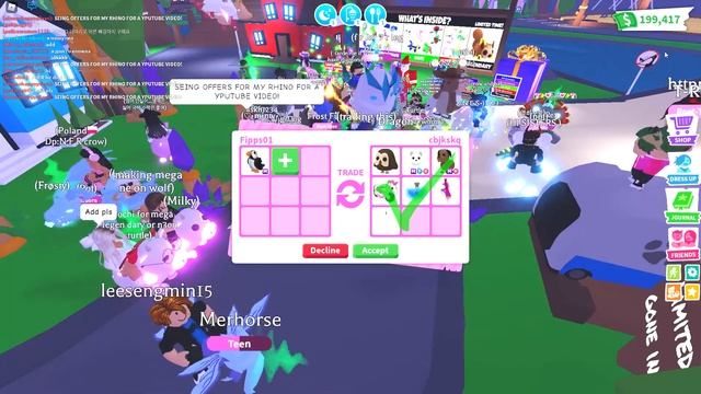 Roblox Adopt Me what a great offer for mega neon puffin смотреть онлайн