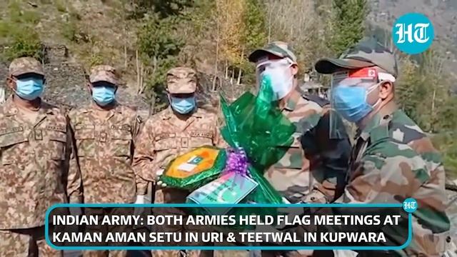 Watch: How India and Pakistan armies greeted each other on Diwali despite heightened tensions смотреть онлайн