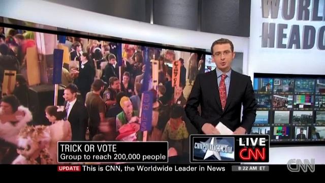 Trick or Vote CNN Segment смотреть онлайн