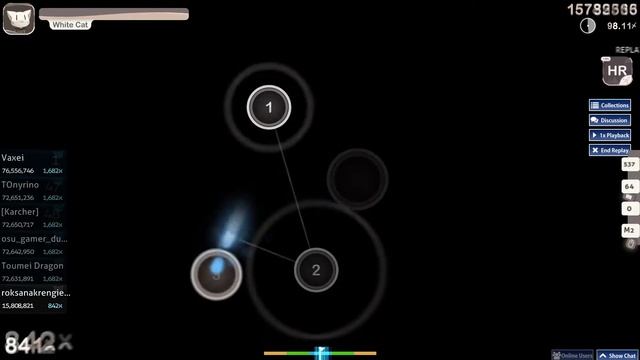 osu! 160 COMBO AWAY from TSUKINAMI FC + FIRST 400 PP смотреть онлайн