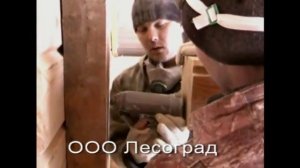 Выравнивание стен брусового дома