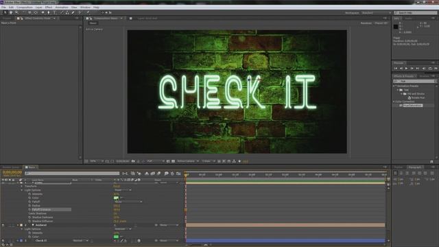 Create a NEON Graffiti INTRO смотреть онлайн