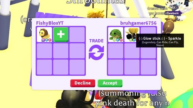Trading MEGA NEON LION in A RICH ADOPT ME SERVER! (BEST TRADES) смотреть онлайн