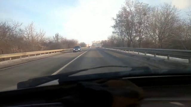 Гололёд. Расход газа на полуспущенных колесах. смотреть онлайн