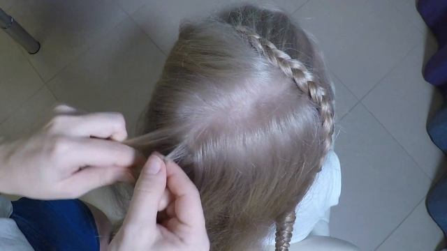 Косы в школу за 5 минут | Прически для девочек смотреть онлайн