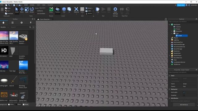 Make a disappearing block in roblox studio смотреть онлайн