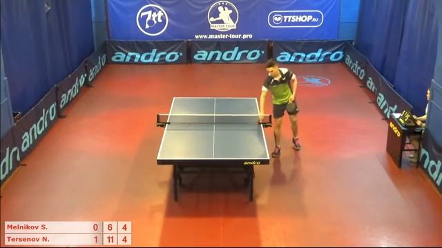 Настольный теннис матч 160718 4 Мельников Станислав Терсенов Назар смотреть онлайн