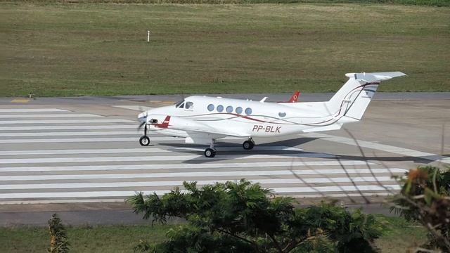 PP-BLK / Beechcraft KingAir 250 / Táxi e decolagem / Aeroporto de Belo Horizonte-Pampulha (SBBH/PLU смотреть онлайн