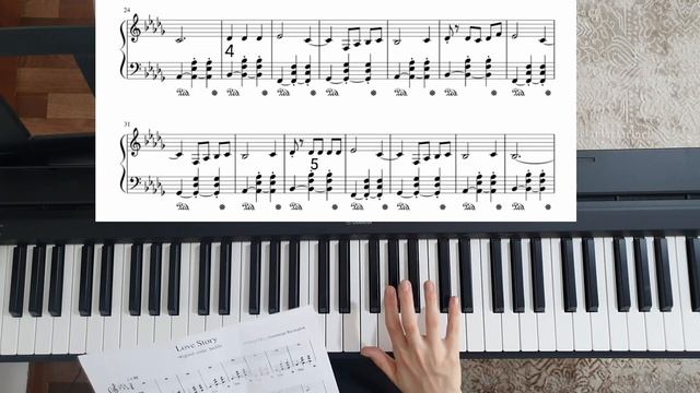 Indila - Love Story разбор на пианино! I часть