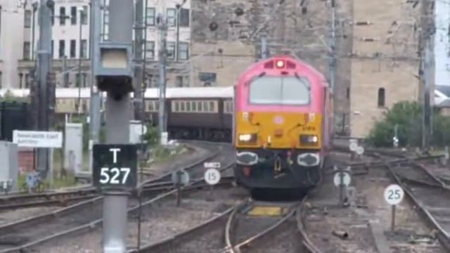 DB SHANKER 67018 Keith Heller arrives into Newcastle with the Northern Bell смотреть онлайн