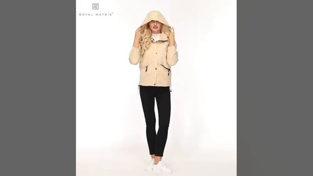 Amazon com Royal Matrix Women's Long Sleeve Casual Hooded Windbreaker Jacket Outwear Tops with Poc смотреть онлайн
