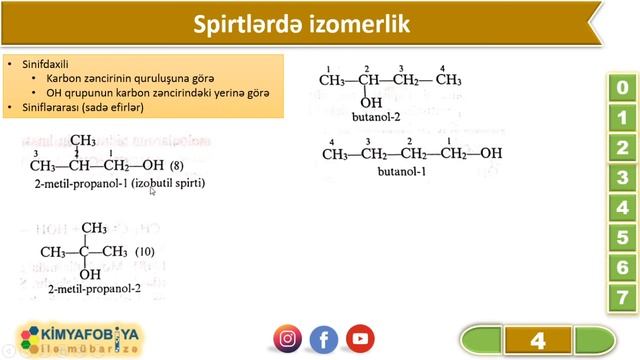 DƏRS - 75 Doymuş biratomlu spirtlər смотреть онлайн