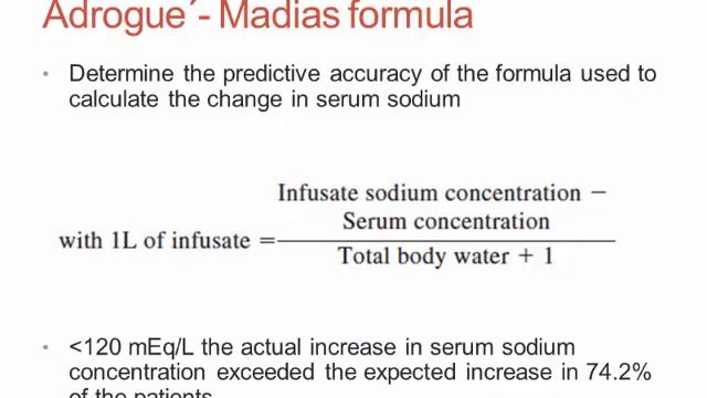 DDAVP in Hyponatremia Overcorrection: Pro vs. Con Series смотреть онлайн