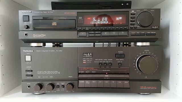 TECHNICS SU-V85A & TECHNICS SL-P555 high fidelity set test смотреть онлайн
