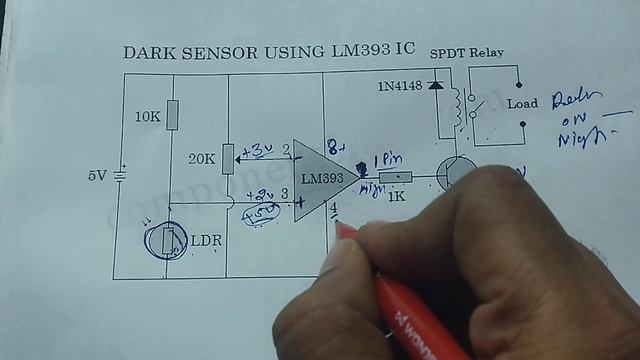 Lm393 Ic Working In Hindi|lm393 Ic Circuit|lm393