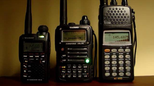 Yaesu VX-3 / VX-7R / ICOM IC-R10 смотреть онлайн
