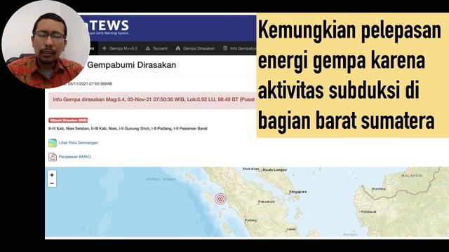 CATATAN GEMPA BUMI M=5.1 (USGS) SEKITAR 84 KM TENGGARA SIBOLGA SUMUT смотреть онлайн