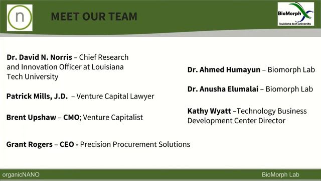 2020 NASA iTech Cycle II Forum - organicNANO смотреть онлайн