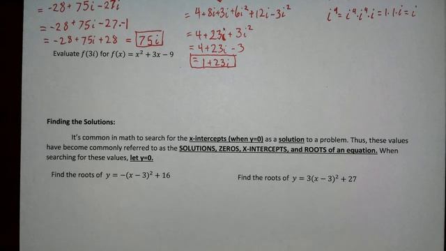 Evaluating Powers of i, Finding Solutions, and Solving Inverse Square Equations - Day 6 смотреть онлайн