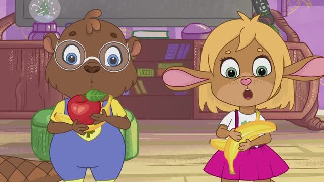 Делим фрукты поровну 🍎 Фруктовая математика с Забезу | Мультфильмы для детей смотреть онлайн