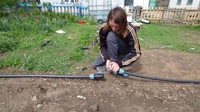 Крапельний полив. Детально показую як зробити полив своїми руками смотреть онлайн