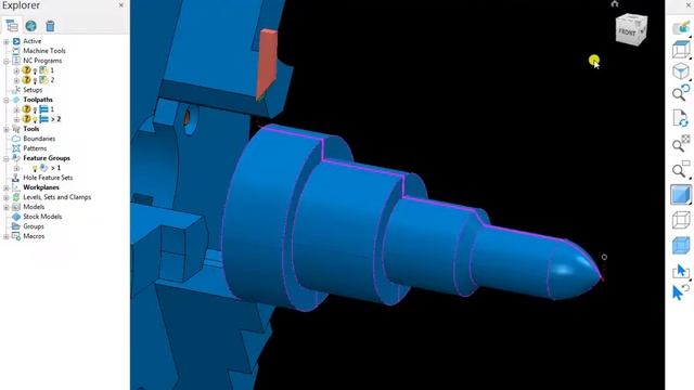 PowerMill 2axis /Turning Post Processor & Powermill 2020