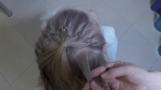 Детская прическа на Новый год | Прически для девочек смотреть онлайн