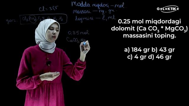 Kimyo 7-dars 1-qism || Masalalar yechish смотреть онлайн