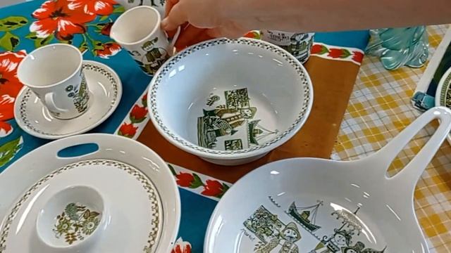 Много фарфоровых тарелок🧐.Барахолка в Европе 🏆! Мои винтажные находки 💯 смотреть онлайн