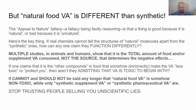Natural and Synthetic Vitamin A are *BOTH* Toxic!!! смотреть онлайн