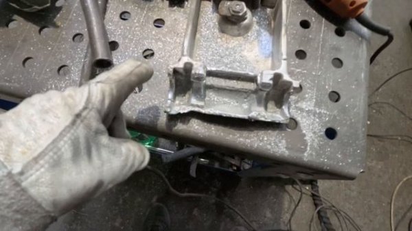 Тиг сварка алюминия, ручка замка рефрижератора, будни аргонщика //vo7sot