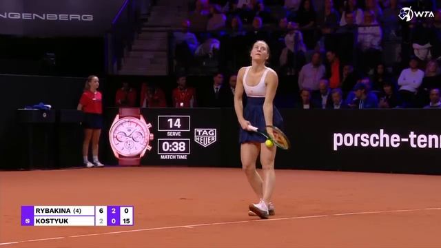 Elena Rybakina Vs. Marta Kostyuk | 2024 Stuttgart Final | WTA Match Highlights